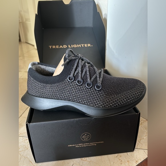 NEW allbirds Limited Edition Men's Tree Dasher Obsidian Black Sz 11 - Picture 11 of 16